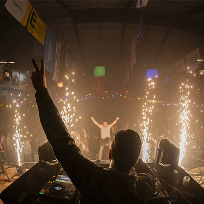 DJ Martijn in actie
